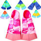 Kids Swim Fins,Short Comfortable Flippers for Lap Swimming and Training for Child,Girls,Boys,Beginners