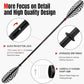 Kayak Paddles with Fiberglass Shaft and Reinforced PP Blade, Floating Adjustable Kayaking Oars, 3 Piece, 220-240 cm/86-94 Inches, 240-260 cm/94-102 Inches