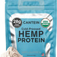 Organic Hemp Protein, Vegan Protein Powder, Clean Plant Based Protein Powder, Non Dairy Protein, Lactose Free Natural Protein, Gluten Free- 20 Servings, Unflavored