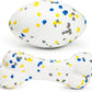 2Pcs Bone Dog Balls+Rugby Dog Toys for Aggressive Chewers, Indestructible Tennis Balls for Dogs (Bone+Rugby)