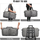 G4Free 40L/65L Foldable Duffel Bag, Water-Repellent Travel Backpack, Lightweight Carry Bag for Overnight Weekender Sports Men Women