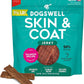 DOGSWELL Jerky Treats for Dogs, Skin and Coat Salmon Recipe 18 oz., 29235