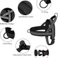 Didog No Pull Dog Harness with Breathable Mesh Padded, Full Reflective & Quick Fit Adjustable Vest Harness, Easy for Training Walking for Small & Medium and Large Dogs (Black, M:Chest 21-26")