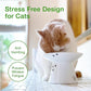 Necoichi Extra Wide Raised Cat Food Bowl, Elevated, Prevent Neck & Whisker Fatigue, Dishwasher and Microwave Safe, No.1 Seller in Japan! (Cat, Extra Wide)