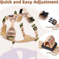 PUPTECK No Pull Dog Harness for Large, Adjustable Reflective Dog Harness with Handle Easy Control, Comfortable Soft Padded Pet Vest Harness for Large Dogs, Plaid Beige L