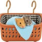 JWShang Rat Hammock for Cage, Chew Proof Hanging Basket Bed with Sturdy Hooks, Pet Cage Accessories, Safe Cozy Small Animal Rodent Hammock for Sugar Glider Mice Snuggling Sleeping