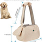 Ownpets Pet Sling Carrier, Fits 15 to 25lbs Extra-Large Dog/Cat Sling Carrier Reversible and Hands-Free Dog Bag with Adjustable Strap and Pocket Shoulder Pad, Beige