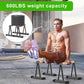 Dolibest Push Up Bar, 12'' High Parallettes Bars with 8 Rubber Feet & Comfortable Handle, Dip Bars with Stable Triangle Base for Calisthenics, Handstand, Gym & Home Exercise, Easy Assembly (600LB)