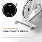 WONDER CORE Indoor Cycling Exercise Bike, WONDERCISE Bike - 13.2LB Flywheel, 32-Level Resistance, Silent Belt Drive, Bluetooth Connectivity, Tablet Holder, Adjustable Seat/Handlebars (White)