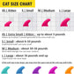 zetpo 100 pcs Cat Nail Caps | Cat Claw Covers | with Adhesives and Applicators (S, Turquoise, Sky Blue, Purple, Rose, Orange Peel)