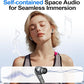 kurdene Wireless Ear Buds Bluetooth 5.4 Headphones 60H Playtime Deep Bass Stereo Earbuds with Mic Comfort Lightweight in Ear Earphones for Workout/Running Black