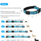 Upgraded AirTag Dog Collar, IP68 Waterproof Air Tag Dog Collar Holder, Reflective, Ultra-Durable, Comfortable Padded, Heavy Duty Dog Collars for Small Medium Large Dogs (XL (15.6"-22"), Blue)