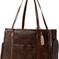 Stylish Dog Purse Carrier, Leather Pet Carrier Bag for Small Dogs Cats Puppy, Airline Approved Soft-Sided Carrier Coffee