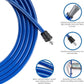 Weighted Jump Rope for Men Women with 110"&102" Abrasion-resistant Cable, Φ=6mm Crossropes jump rope with Rubber Grip,360 Degree Spin,Tangle Free,Suitable for Fitness Cardio,Boxing & Workout