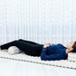 Leewadee Small Yoga Bolster – Shape-Retaining Cervical Neck Roll, Tube Pillow for Comfortable Reading, Kapok Filling, 22 x 6 x 6 inches