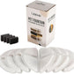 Replacement Filters for Stainless Steel Cat Water Fountain – 8 Pack Activated Carbon & Ion Exchange Resin for Fresh & Clean Drinking