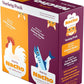 Made by Nacho Minced Cage-Free Chicken and Salmon in Bone Broth Cups, Enriched with Vitamins and Prebiotics, Variety Pack, 10 Cups, 2.5 oz