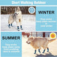 BEAUTYZOO Anti Slip Dog Socks for Small Medium Large Dogs,Paw Protector with Grips for Hardwood Floor Hot/Cold Pavement,Traction Control 3 Pairs AntiTwist Dog Shoes to Prevent Licking for Senior Dog