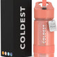Coldest Insulated Water Bottle with Straw Lid - Stainless Steel Metal Insulated Bottle for Men & Women (Pink Froze Glitter, 14 oz)