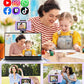 Digital Camera, 44MP Full HD 1080P Point and Shoot Camera with 64GB Card, Anti Shake 16X Zoom Compact Volg Cameras, Portable Small Digicam Gift for Kids, Ages Teen Girl Boy - Purple