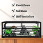 REPTIZOO 18 Gallon Turtle Tank Aquarium, 30"×12"×12" Tortoise Habitat Water-Land Ecological Turtle Tank with Drainage System Aquatic Aquarium