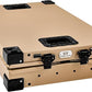 Heavy Duty Fully Collapsible Powder-Coated Aluminum Dog Crate - Small (Tan)