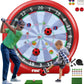 Inflatable 6ft Giant Dartboard, Golf Darts Kick Darts, Soccer & Throw Darts Game with Pump, 2 Kickball, 4 Throw Balls, 20 Golf Balls, Chipping Mat, Giant Dart Board Target Yard Games
