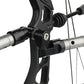 AMEYXGS Archery Bow Stabilizer for Compound Bow, 3K Carbon Fiber 6", 8", 10", 12" 15" Rods, Damping System, Weights Kit, Single Side V-Bar Mount,Quick Disconnect