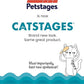 Catstages Scratch & Groom Cat Scratcher with Removable Curved Brush for Self-Grooming Station, Orange