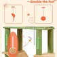 Taoqimiao Cat Tree, 66.2-Inch Cat Tower for Indoor Cats, Plush Multi-Level Cat Condo with 7 Scratching Posts, 2 Perches, 2 Caves, Hammock, 2 Pompoms, MS013T Cactus