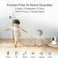 3K Pet/Dog Camera Indoor w/Phone App, No Monthly Fee 64GB Local Storage & AI Tracking Face ID, 2.4/5GHz WiFi Cameras for Home Security Baby Monitor, Pan/Tilt, 2-Way Talk