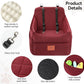 Dog Car Seat for Small/Medium Dogs, Dog Booster Car Seats with Thick Cushion for Dogs Under 35lbs, Detachable Washable Pet Car Seat with Storage Pockets, 2 Safety Belts(Red)