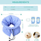 Cat Recovery Collar, Soft Adjustable Cat Cone Alternative, Lightweight Waterproof Fasteners Collars for Cats Kittens Puppies, After Surgery Stop Licking and Daily Use (Neck girt 5.5"-9.8") (Blue)
