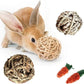 Hamiledyi Rabbit Seagrass Activity Mat Bunny Mat Rabbit Enrichment Toys Rabbit Chew Toys for Teeth Seagrass Protector Mat Small Animal Toys for Rabbit Bunny Chinchilla Guinea Pigs Rodent Pets