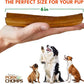 Pork Chomps Roasted Pork Skin Dog Chews, 6-inch Rib Shapes, 10 Count (Pack of 2)