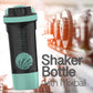 Artoid Mode 24-Ounce Protein Shaker Bottle, Dual Mixing Technology, BPA Free, Aqua Green/Black