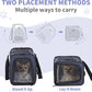 Petsfit Airline Approved Pet Carrier for Small Dogs & Cats, 19x9x12 TSA Approved Carrier, with Removable Dual-Sided Padding (2-Way Placement) - Fits Under Most Airplane Seats, Escape Proof (Navy)