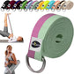 TECEUM Yoga Strap & Mat Strap – 2 IN 1 – Cotton – 6 ft 8 ft 10 ft (30+ colors) – Adjustable Non-Slip Belt for Yoga, Pilates, Stretching, Physical Therapy, Fitness & Home Workout – For Carrying Mats