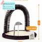 Happi N Pets Cat Self Groomer, Arch Grooming Brush wtih Heavy Duty Woven Sisal Pad, Rubbing Post & Catnip Toy, Cat Face Scratchers Body Massager, Cat Scratchers for Indoor Cats, Black
