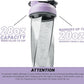 HELIMIX 2.0 Vortex Blender Shaker Bottle Holds upto 28oz | No Blending Ball or Whisk | USA Made | Portable Pre Workout Whey Protein Drink Shaker Cup | Mixes Cocktails Smoothies Shakes | Top Rack Safe