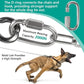 Tresbro Heavy Duty Dog Chains for Outside, 40FT Stainless Steel Tie Out Cable with Swivel Hook for Small Medium Dogs, Metal Chew Proof Pet Runner Chain Leash Lead for Outdoor Camping Hiking Yard, 3MM