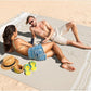 Oversized Turkish Beach Towel Blanket XXL Cotton Sandproof Towels Boho Woven Extra Large Big Sand Free Giant Throw Thick Blankets Huge Quilt XL Picnic Camping Necessities Cloud For Adult Gifts Beige