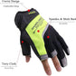 HANDLANDY Framer Work Gloves Open-Finger Carpenters Gloves, Fingerless Gaming Gloves for Tactical Shooting, Airsoft, Hunting, Police Work and Hiking L