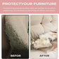 Cat Scratch Pad Cardboard cat scratchers for Indoor Cats Reversible Large Wide Corrugated with Catnip(1pcs)