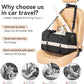PETSFIT Soft-Sided Cat Carriers & Car Seats with Patent Safe Buckles, Clip-On Harness, 18"x11"x11" Airline Approved Pet Carrier - 9 lbs Capacity (Black)