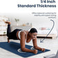 Extra Wide Yoga Mat for Men Women (72"L x 36"W) Non Slip Fitness & Exercise Mat with Alignment Marks for Yoga, Pilates, Floor Workouts