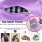 Tomkas Small Dog Sling Carrier - Zipper Pocket & Adjustable Strap - for 3-10 lbs Pets(Light Purple)