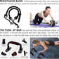 Ab Roller Wheel, 10-In-1 Ab Exercise Wheels Kit with Resistance Bands, Knee Mat, Jump Rope, Push-Up Bar - Home Gym Equipment for Men Women Core Strength & Abdominal Exercise