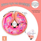 Inflatable Dog Cone Collar with Enhanced Anti-Licking, Soft Neck Donut for Dogs Cats, Recovery Pet Cone Collar After Surgery for Large Medium Small Dogs (Donut Pink2, Large)