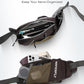 WATERFLY Fanny Pack Waist Bag: Hiking Water Bottle Holder with Strap Waist Pack for Women Men Hydration Hip Packs for Running Walking Traveling-Coffee Brown